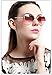 Flowertree Women's S014 Heart Aviator 55mm Sunglasses, Red, Medium