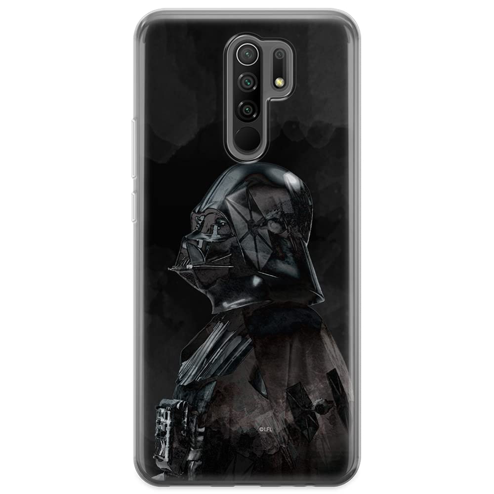 ERT GROUP mobile phone case for Xiaomi REDMI 9 original and officially Licensed Star Wars pattern Darth Vader 003 optimally adapted to the shape of the mobile phone, case made of TPU