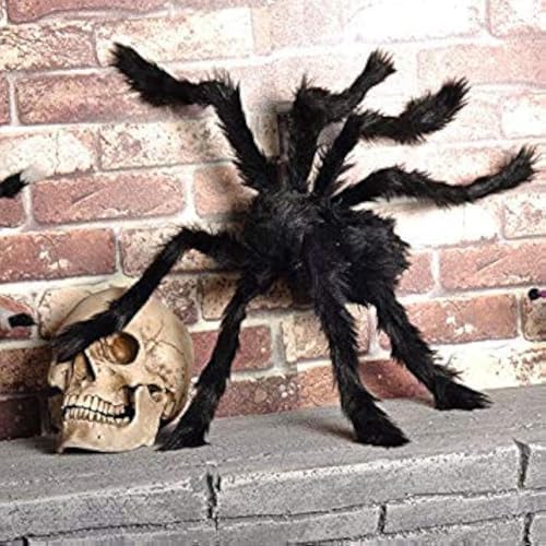 COOLJOY 35 INCH Halloween Decorations Spider Realistic Hairy Spider Halloween Party Decor for Outdoor Indoor