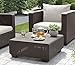 Keter 236843 Salta Outdoor Coffee Table, Brown