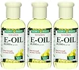 Nature's Bounty Vitamin E Oil - 30,000 IU - Pure Enough To Take Orally - Vegetarian Formula - Net Wt. 2.5 FL OZ (74 mL) Each - Pack of 3