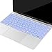 Mosiso Protective Keyboard Skin for Macbook 12 Inch with Retina Display A1534, Serenity Blue