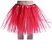 Anleolife 12'' Ballet Birthday Tutu Dress Cheap Tutu Skirt Ballet Dance Mini Skirts(red)