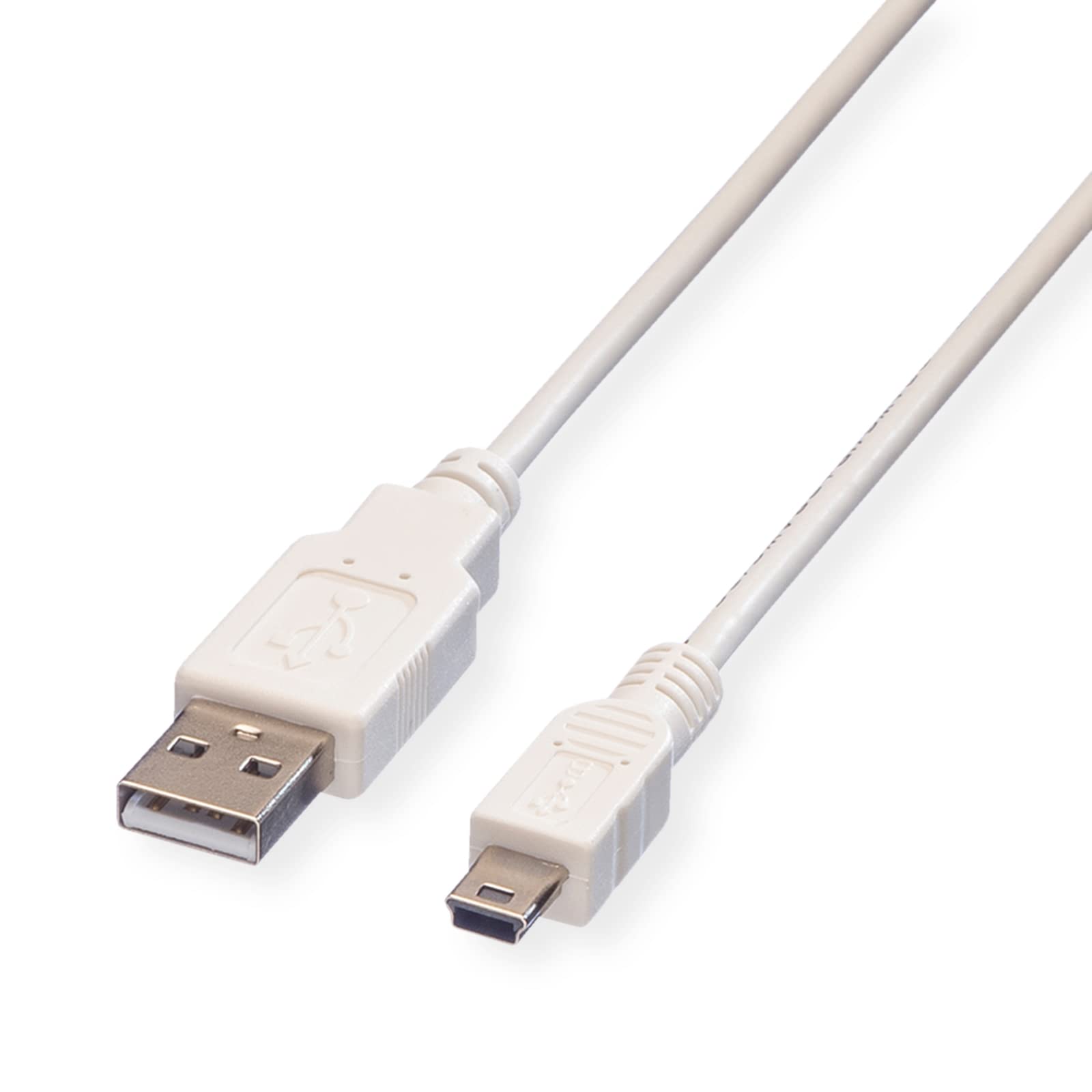 Value | USB 2.0 Cable | A - 5-Pin Mini | Male/| White | 0.8 m