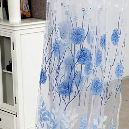 Amazon Com Curtain Tull Window Curtain Divider Tulle Voile
