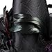 Goetland Witch Hat for Women Halloween Deluxe Witch Hat with Veils Spiders Feathers Party Carnival Christmas Cosplay