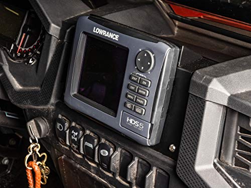 UTV INC 2019 Polaris RZR XP 1000 and Turbo Lowrance HDS 5" GPS Dash Mounting Plate