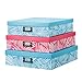 SLPR Decorative Boxes with Lid (Set of 3, Coral and Blue): Pretty Organizing Storage, Blue and Pink Photo Storage Boxes, Nesting Office Storage, Medium Décor Paperboard Memories Keepsake Boxes
