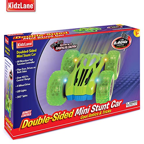 Kidzlane Remote Control Stunt Car RC Stunt Car Drives on Both Sides