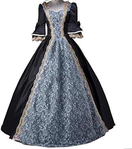 SALELOLITA 18th Century Themed Europea Gown Gothic Victorian Dresses Masquerade Carnivale Gown Medieval Historical Costume