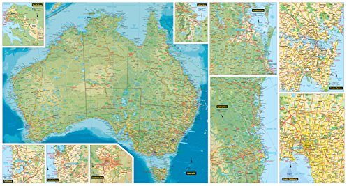 Australia Travel Map Sixth Edition Periplus Travel Maps - 