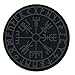 Vegvisir Viking Compass PVC Patch Compatible with Velcro - Norse Morale Tactical Patches for Backpacks, Vest (Subdued)