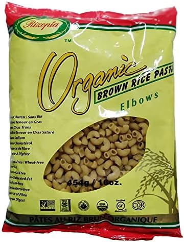 Rizopia Organic Brown Rice Pasta Elbows, 454g, Gluten Free price in UAE ...