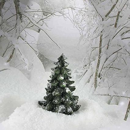 Sapin Synthetique Avec Neige Decoration De Noel Hiver Sapin Neige H12 Cm Amazon Fr Cuisine Maison