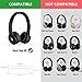 Geekria Headband for Beats by Dr. Dre Solo HD On-Ear Headphones Replacement Headband / Rubber Cushion Pad Repair Parts (Black)