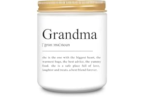 LEIOH Gifts for Grandma,Birthday Mothers Day Christmas Grandma Gifts from Grandchildren,Gift Ideas for Grandmother from Granddaughter,Grandson,Grandkids Lavender Jar Candle