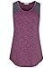 Messic Women's Contrast Color Sleeveless Scoop Neck Casual Tank Top Shirts