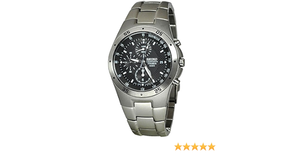 Seiko Titanium Chronograph SND419 SND419P1 SND419P Mens Watch :  Amazon.com.au: Clothing, Shoes \u0026 Accessories