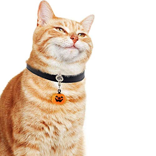 Zafina Jack Skellington Halloween Bells Nightmare Before Christmas Pumpkin Copper Bell Pet Collar Ghost Skull Bells Pet Puppy Kitten Cat Decorations Pendants
