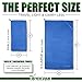 BREEZEE Microfiber Quick Dry Towel set Antibacterial Super Absorbent for Travel Sports & Home Lightweight 2 Pck: XL 32