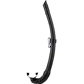 Cressi Corsica, Flexible Rubber Snorkel for Scuba Diving, Freediving and Spearfishing - Solid and Camouflage colors | made in Italy