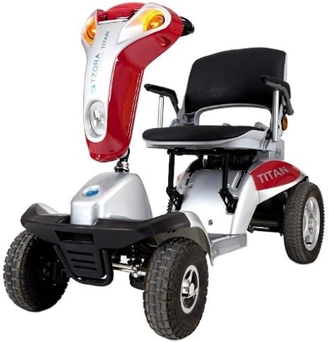 Amazon.com: Hummer XL plegable 4-Wheel Scooter de Movilidad eléctrica Tzora Titan 4: Health \u0026 Personal Care