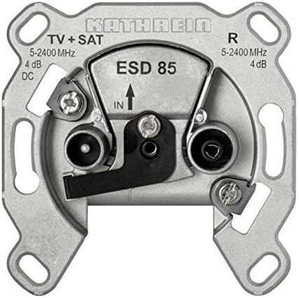 Kathrein ESD 85 antenna outlet, selective individual type, separates TV/Radio