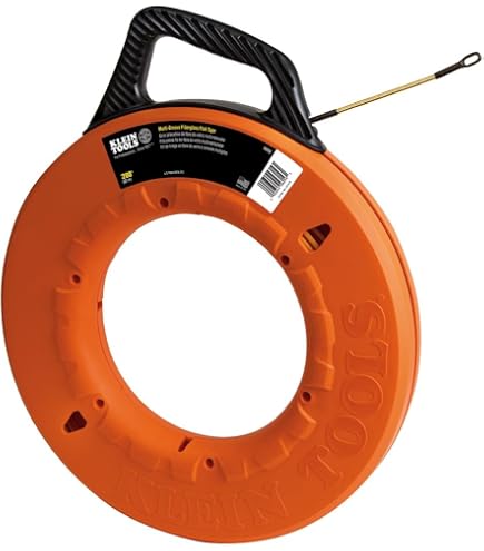 Klein Tools 56059 Non-Conductive Fiberglass Fish Tape, Made