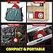 First Aid Survival Kit - Camping Emergency Trauma Kit - First Medical Earthquake Kit for Car Boat Home Office Hiking Camping Hunting Travel Adventures Earthquake - Survival Gear Kit Medical Supplies