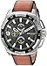 Diesel Men's DZ4393 Heavyweight Stainless Steel Brown Leather Watch