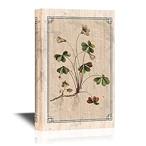 Canvas Wall Art - Color Illustration of Flowers in Watercolor Paintings - Gallery Wrap Modern Home Art | Ready to Hang - 12x18 inches