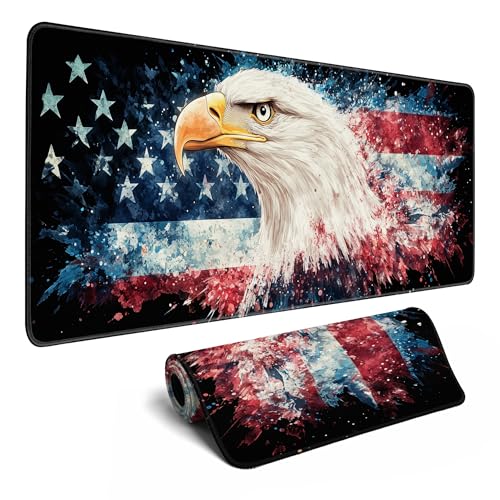 American Eagle Flag Gaming Mouse Pad
