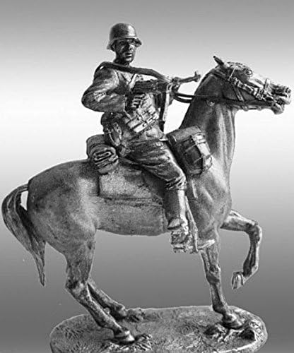 Tin Figures Historical German Cavalry ON Horse Germany 1941 - 1942 WWII RG5