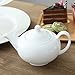 Porlien White Porcelain 20-ounce Teapot