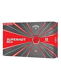 Callaway Golf Superhot Bold 2018 - Pelotas de golf (15 unidades)