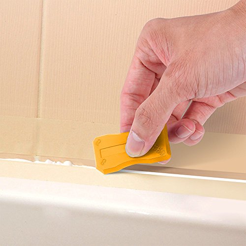FOCCTS 4PCS Grouting Tool with Tile Joint Cleaning Brush Silicone Caulking Tool Kit for Bedroom,Bathroom,Kitchen