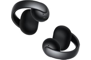 Soundcore AeroClip by Anker, Open-Ear Earbuds, Clip-On Headphones, Adaptive Comfort, Clear Calls with 4 Mics and AI, Stable Fit, 12mm Drivers for Powerful Bass, Hi-Res, Open-Ring Design