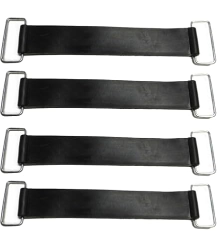 Motorcycle Battery Tie Down Strap, Stretchable Battery Box