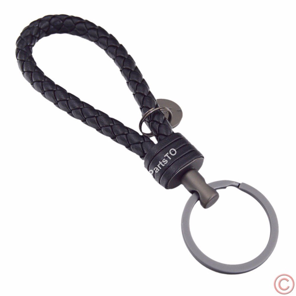 肌触りがいい 車キーキーチェーンfob Acorn織りparacodeリンググリップストラップw マットブラックループポルシェメルセデスbmwキャデラックvwレクサスフォードシボレーダッジジャガーのland Rover Toyota Honda ブラック Kyc1 011 B075jngcnn ブラック 注目ブランド