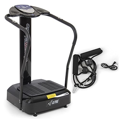 Akonza 2000W Crazy Fit Whole Body Vibration Plate Machine Massager Trainer Fitness BMI, Black