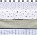 Trend Lab Safari Rock Band 6 Piece Crib Bedding Set, Green/Blue