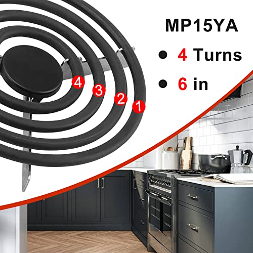 Whirlpool Stove Parts Heavy Duty 8 Surface Burner For Stove - Replaces Maytag Kenmore Hardwick Y04100166 Burner Stove