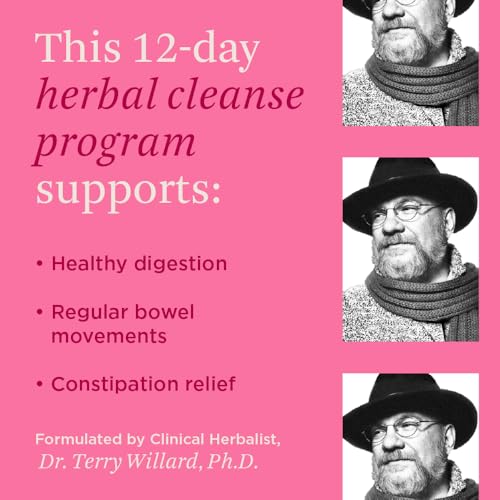 Wild Rose Herbal D-tox Kit – 12 Day Cleanse Program – Detox Cleanse for Colon, Gut Health, Constipation Relief for Adults