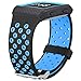 SKYLET Compatible with Fitbit Ionic Bands for Men with Case, Soft Replacement Sport Breathable Wristband Compatible with Fitbit Ionic Smart Watch with Metal Clasp Women[Black-Blue]