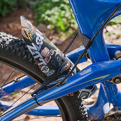 Bicycle Fenders, MTB Bicycle Color Front and Rear Mud Guard Cycling Accessories for Road Bike/Fat Bike/Mountain Bike