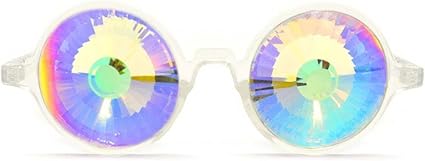 rainbow kaleidoscope glasses