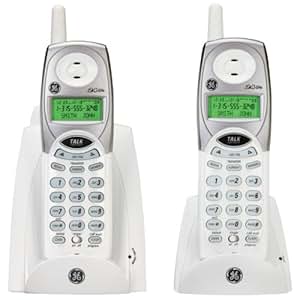 Amazon.com : GE Cordless 2.4 GHz 27831GE2 Phone with Dual Handsets and