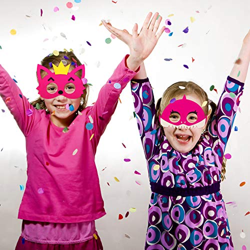 image for 20Pcs Little Shark Masks Set Doo Doo Shark Party Favors Children Cospl
