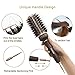 FIXBODY Round Barrel Anti-Static Hair Brush with Boar Bristles, Nano Thermal Ceramic Coating & Ionic Tech for Hair Drying, Styling, Curling, Straightening, Hair Volume and Shine (43mm-4)