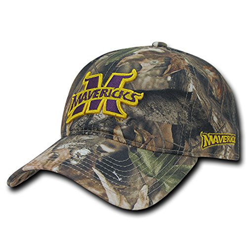 University of Minnesota State Mankato Mavericks Cotton Hybricam Camo Camouflage Polo Style Baseball Ball Cap Hat